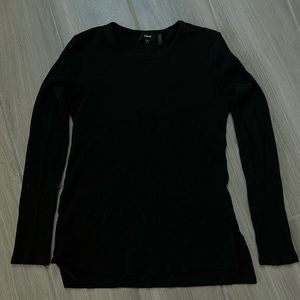 Theory long sleeve top (black)